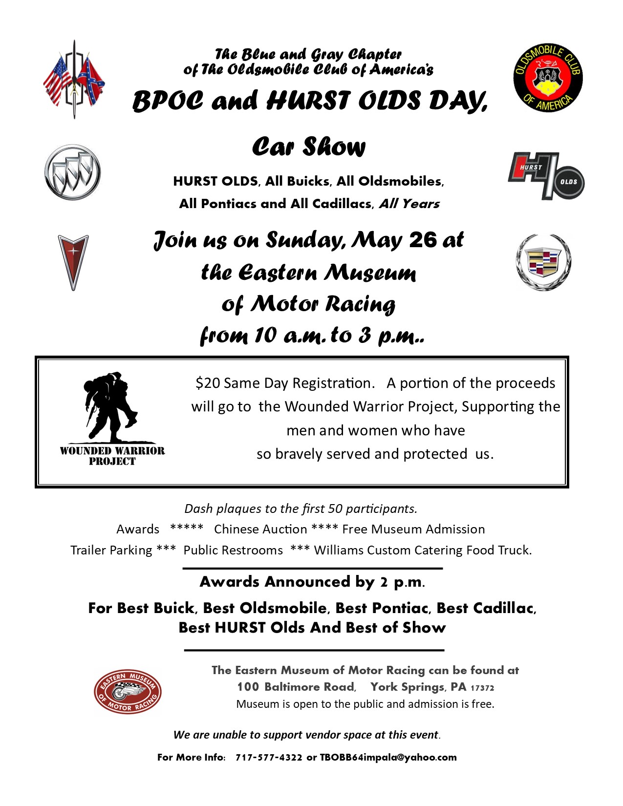 Hurst/Olds Day - The Hurst/Olds Club of America